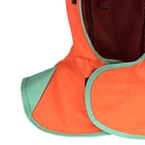 Casco de soldador de cuero de vaca ignífugo con protección para cuello, hombros y cabeza, tipo capucha, para trabajos de soldadura - Product Image 5