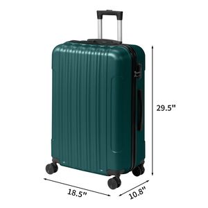 Set di Valigie Tre in Uno con Guscio Texturizzato Opaco, Senza Lucchetto TSA, Ruote Staccabili da 28 Pollici, Valigia Trolley in ABS da 20 e 24 Pollici - Product Image 4