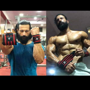 Muñequeras de Agarre Fuerte, Tejido Resistente, Ajuste Cómodo, Ideales para Entrenamientos en el Gimnasio y Rutinas de Ejercicio - Product Image 6