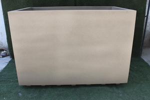 Macetas Cuadradas Grandes de FRP de KNT Creations, Ligeras, para Uso en Exteriores, Diseño Moderno, Resistentes, Acabado de Textura Rugosa, Color Personalizado - Product Image 2