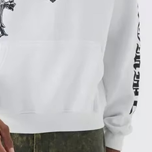 Sudadera con capucha extragrande para hombre, con bolsillos grandes, informal, delgada, de manga larga, para gimnasio, con estampado digital, para hombre - Product Image 5