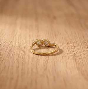 Anillo de Compromiso Toi Moi con Diamante Cultivado en Laboratorio de Corte Pera de 0.50 CT, Oro Amarillo de 10K, 14K o 18K, Engaste de Bisel, Certificado IGI, para Aniversario - Product Image 6