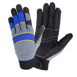 Gants personnalisés en fil métallique d'acier résistants aux coupures et aux piqûres, demi-doigts, pour boucher, pêche et manipulation de la viande - Product Image 2