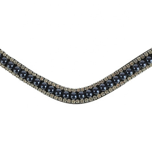 Diadema de cuero OEM de buena calidad para caballo, lo último en diademas acolchadas de cuero con canal vacío a precio económico - Product Image 3