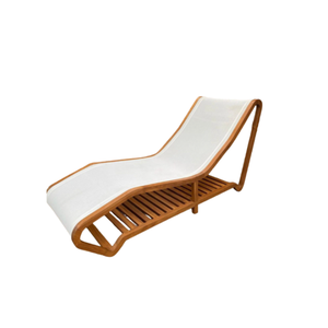 Cadre en bois Chaises longues Chaise longue en bois Chaise longue chaise pour piscine et extérieur Costumiz Product - Product Image 3