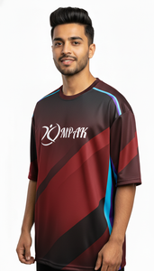 เสื้อยืดโอเวอร์ไซส์ลายพิมพ์ซับลิเมชั่นแฟชั่นสตรีทสไตล์สำหรับผู้ชาย เสื้อผ้าลำลอง - Product Image 5