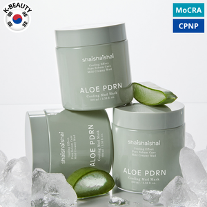 Solution de soin du corps pour peaux sensibles Masque facial à l'argile et à la boue fouettée infusée à l'acide hyaluronique Aloe PDRN pour nez gras pour peau grasse - Product Image 2