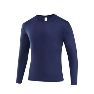 Camiseta de compresión de manga larga para hombre, de secado rápido, de spandex, para deportes, running y entrenamiento, tipo rash guard. - Product Image 4
