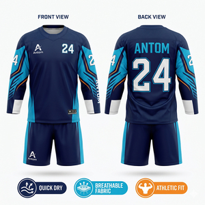 Jersey de Hockey sobre Hielo 100% Poliéster Transpirable de Alta Calidad al Mejor Precio al por Mayor, Personalizado con Sublimación para Equipos - Product Image 6