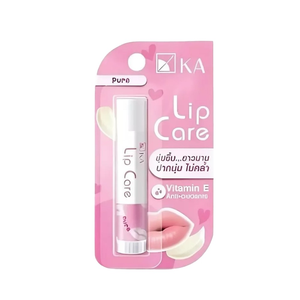 KA ลิปแคร์ 3.5 กรัม ขนาดพกพา ลิปบาล์มเนื้อแข็ง บำรุงริมฝีปากแห้ง ด้วยวิตามินอี กลิ่นสตรอว์เบอร์รีและส้มเมนทอล - Product Image 4