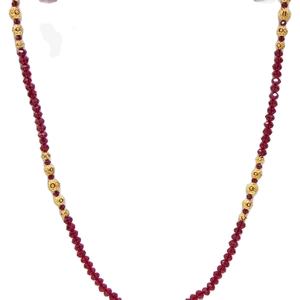 Buy Bohemian Style Colored Gemstone Beaded Collar Necklace PVD Plated Waterproof <b>Square</b> Beaded Necklace for Women - Product Image 1