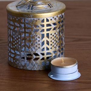 Wholesale Moroccan Style Metal <b>Mini</b> Tea Light Candle Holder <b>Lantern</b> for Hanging and Tabletop Decorations - Product Image 3