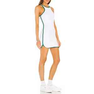 Superior Performance Soft Comfortable Flexible Breathable Trendy Active Lifestyle <b>Skirt</b> Top Women Tennis Uniform - Product Image 3