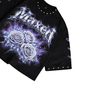 Camisetas Retro con Logotipo Personalizado, Impresión DTG, 100% Algodón Grueso, Corte Cuadrado para Hombre, Estilo Urbano, Camisetas Oversize de 260 GSM - Product Image 4