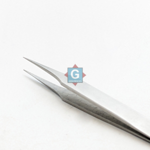 Stainless Steel Eyelash Tweezers Smooth Tip <b>Precision</b> <b>Tool</b> for Lash Extensions - Product Image 2