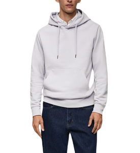 Sweat-shirts Essentiels pour Hommes en Coton 100% de Haute Qualité, Coupe Droite, Hiver, Teinture Unie, Impression Numérique Personnalisée du Logo Avant - Product Image 1