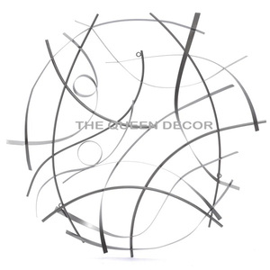 Contemporary Latest Collection Black Iron Metal Creative Wall <b>Art</b> Prefect House Living Room Office Decoration Accent - Product Image 3
