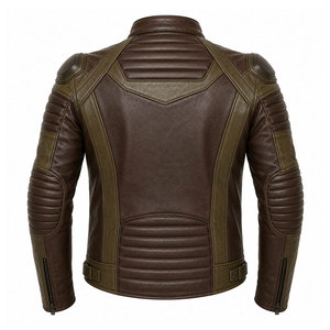 Custom CE Armor Motorcycle <b>Racing</b> <b>Jacket</b> Genuine Leather Motorbike Riding Protective <b>Jacket</b> for Men OEM Wholesale Breathable - Product Image 3