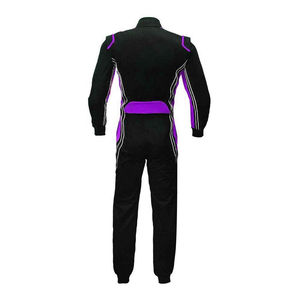 Overol de Trabajo Resistente para Hombre, Color Negro y Morado, de Poliéster, Manga Larga, Transpirable, Uniforme Industrial - Product Image 2