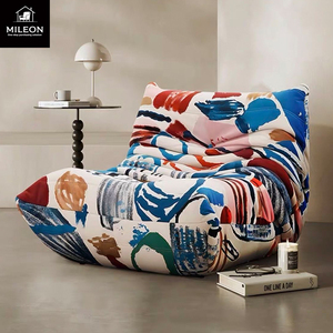 Muebles de Sala de Estar de Diseño Italiano Moderno y Lujoso, Sofá Combinado de Cuero para Sala de Estar de Villa, Conjunto Doble, Triple y Multipersona - Product Image 5