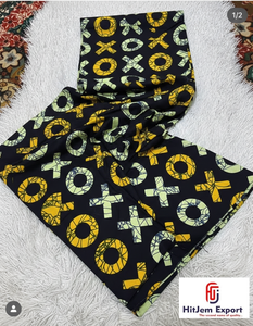 Tissu africain imprimé en wax Ankara en coton pour la confection de vêtements féminins et les créations artisanales DIY au Ghana - Product Image 4