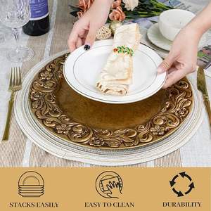 Elegante Plato Decorativo con Diseño para Servir la Cena, Ideal para Recepciones de Hotel - Product Image 3