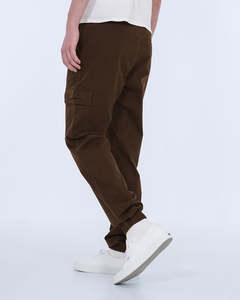 Pantalones cargo para hombre 100% algodón ecológico de secado rápido, transpirables, estilo liso, color sólido - Product Image 6