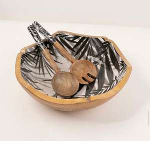 ชามไม้เคลือบเงา ชามไม้เคลือบทำมือ ชามไม้ธรรมชาติเคลือบเงา - Product Image 1