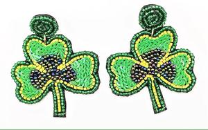 <b>Large</b> Embroidered Earrings Lightweight Embroidered crafts Earring Colored <b>Bead</b> Earring for Women - Product Image 6