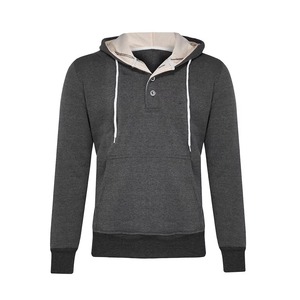 Sweat à capuche surdimensionné pour homme avec logo personnalisé brodé, polyester/coton, couleur unie tendance, sweat à capuche pour la saison hivernale - Product Image 6