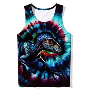 <b>Tops</b> Tanktops 100% cotton s/j 160 gsm solid color, colorful, digital print casual style printed casual supplier from Bangladesh. - Product Image 1