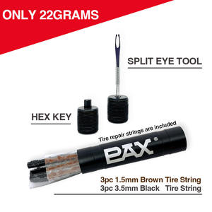 ชุดซ่อมยางจักรยานแบบไม่มียางใน สีดำด้าน / สีแดงด้าน สำหรับคลายและขันสกรู - Product Image 2