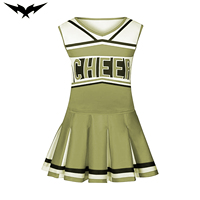 Uniforme de cheerleading pour adultes en polyester, haute qualité, personnalisable, avec strass et broderie 3D, logo personnalisé, fabrication OEM/ODM – Grande Vente