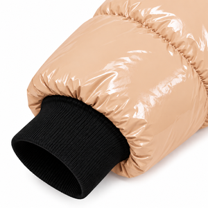 Manteau matelassé brillant pour homme avec capuche, veste d'hiver chaude pour les commandes OEM et en gros - Product Image 4
