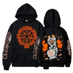 <b>Men's</b> 100% Cotton 500gsm Blank Heavy Weight <b>Thick</b> Printing logo Drop Shoulder Flock Hoodies Sweatshirt Custom Print <b>Hoodie</b> <b>Men</b> - Product Image 4