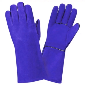 Gants en cuir personnalisables pour vêtements de travail, vestes de sécurité industrielles anti-chaleur et anti-étincelles pour pompiers, soudeurs et manutentionnaires - Product Image 2