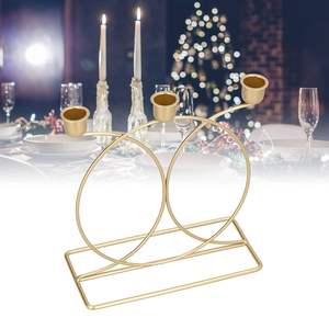 Support de bougie en fer de qualité supérieure, élégant, pour mariage et événements, accessoires photo, vente en gros à l'exportation - Product Image 3