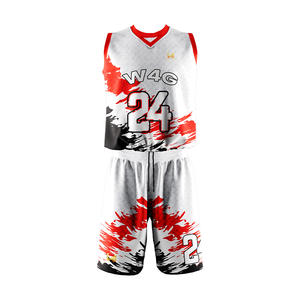 Conjunto de Camiseta y Pantalones Cortos de Baloncesto Personalizados con Nombre de Equipo y Letra Frontal, Impresión Personalizada, 100% Poliéster, Uniformes Transpirables - Product Image 5