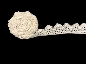 Encaje GPO Blanco de Alta Calidad Premium – Cinta de Encaje Bordado Floral de Guipur para Saris, Kurtis, Manualidades y Decoración del Hogar - Product Image 5