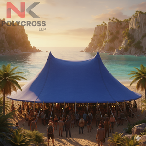 Lona Impermeable Resistente para Cubrir Carpas de Eventos, Bodas, Promociones y Exposiciones, con Impresión Personalizada - Product Image 3