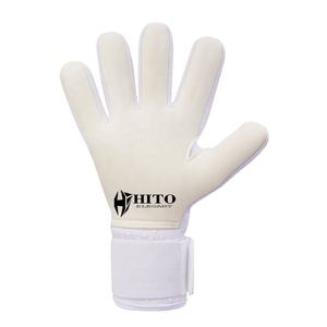 Gants de gardien de but de football personnalisés professionnels, paume avant en latex de base, dos en silicone injecté, caoutchouc coupé Meduis, T-Tab - Product Image 3