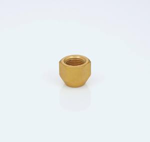 Tuerca de abocardado de latón de alta resistencia BrassBlizz 5/16 SAE 45 grados, rosca 1/2-20, 1200 PSI, para línea de servicio de sistemas HVAC R410A de alta presión - Product Image 1