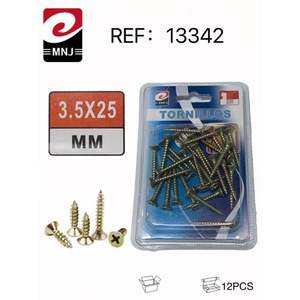 Tornillos de Fibra de 3.5*25MM, Accesorios para Paneles de Fibra de Madera - Product Image 1