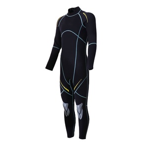 Traje de Baño de Neopreno de una Pieza de Color Sólido con Cuello Alto para Hombre, Venta Directa de Fábrica, Hecho a Medida para Talla de Adulto - Product Image 5