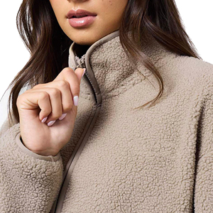 Chaqueta de Forro Polar Grueso para Mujer, 340 GSM, Cálida, Suave, Antipilling, para Senderismo, Camping, Invierno, Uso Diario, con Cierre, Estándar - Product Image 4