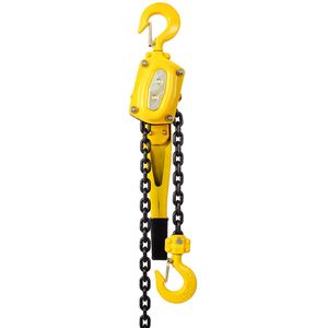 Heavy Duty 1 1/2 Ton 3300LBS Capacity Electric <b>Hoist</b> 5 FT Chain with Ratchet Lever Chain Block Lift P - Product Image 2