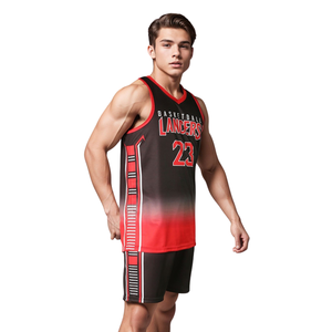 Conjunto de Uniforme de Baloncesto Sublimado, Jersey y Pantalones Cortos Transpirables de Secado Rápido, Ropa Deportiva Personalizada para Equipos de Baloncesto en Todas las Tallas - Product Image 3
