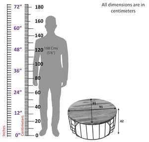 Mesa de Centro de Madera de Sheesham con Acabado Natural de Teca, Diseño Hermoso, Moderna, Duradera y Ecológica, Precio al por Mayor - Product Image 3