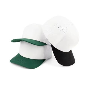 Customizable High Performance Water Resistant Golf Hats Laser Cut Holes Cap Custom 2D 3D Embroidery Logo Inner Seam Tape Bulk - Product Image 1