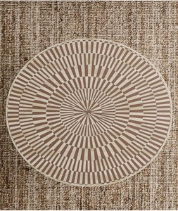 Tabouret d'appoint rond moderne fait main en os incrusté, de haute qualité, écologique, taille et couleur personnalisables, décoration intérieure F S INTERNATIONAL - Product Image 4
